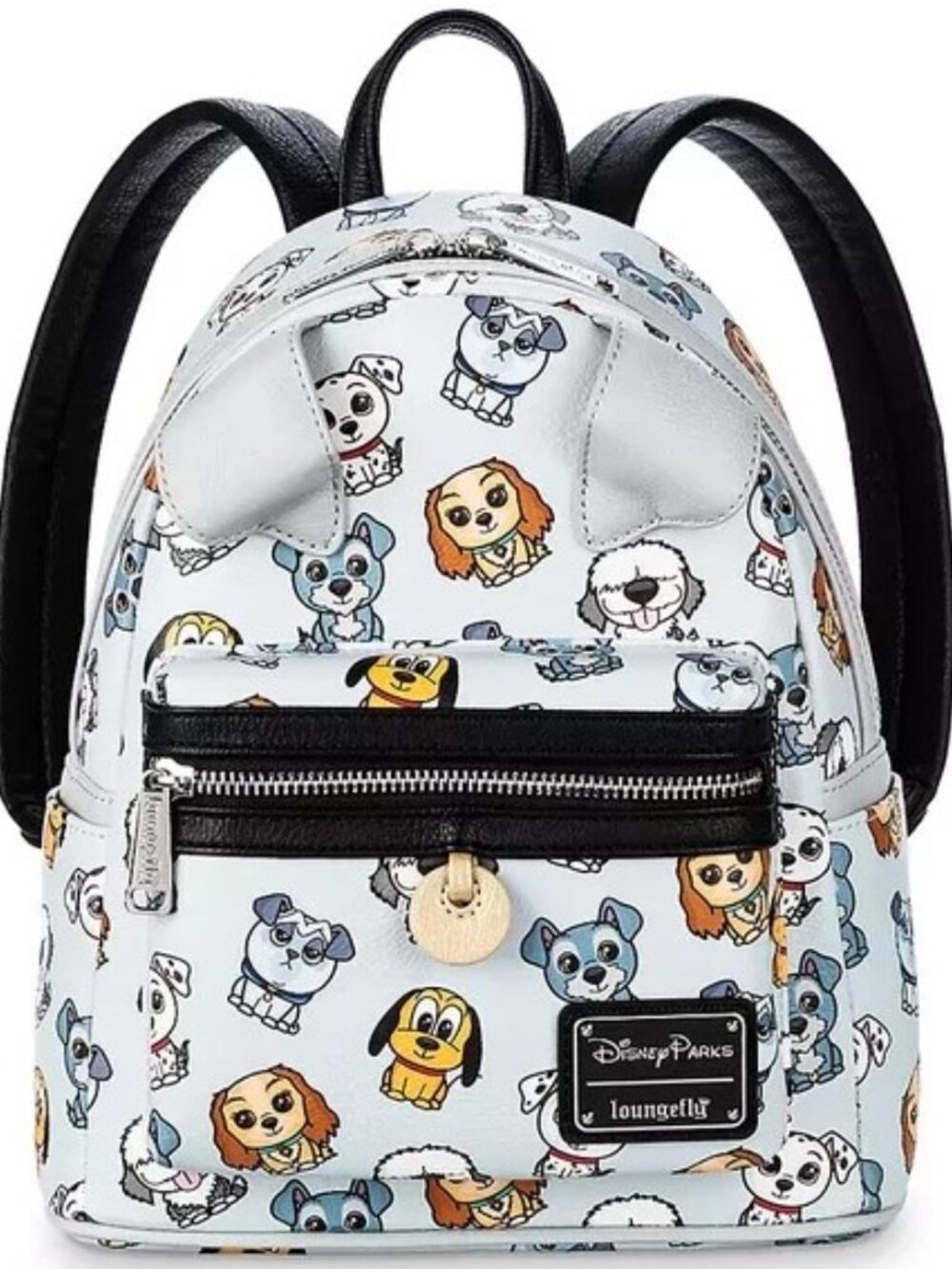 Loungefly Gray Cartoon Dog Backpack